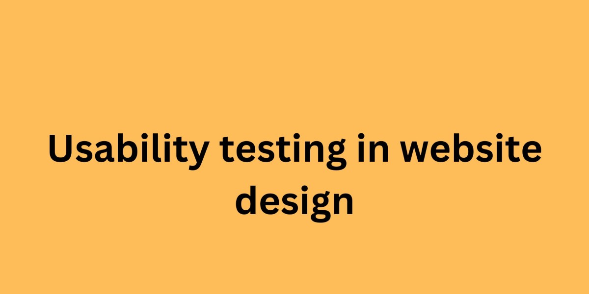 Usability testing in website design